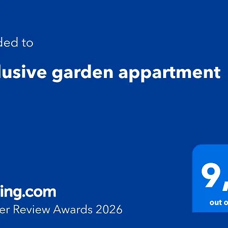 Exclusive Garden Διαμέρισμα *